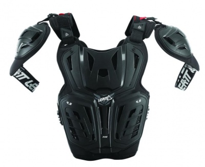 Защита панцирь Leatt Chest Protector 4.5 Pro Black фото в интернет-магазине FrontFlip.Ru