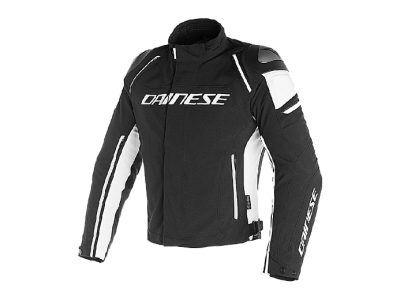 DAINESE Куртка ткань RACING 3 D-DRY 948 BLK/BLK/WHITE фото в интернет-магазине FrontFlip.Ru