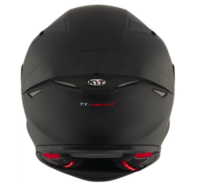[KYT] Мотошлем TT-REVO PLAIN, цвет Черный Матовый фото в интернет-магазине FrontFlip.Ru