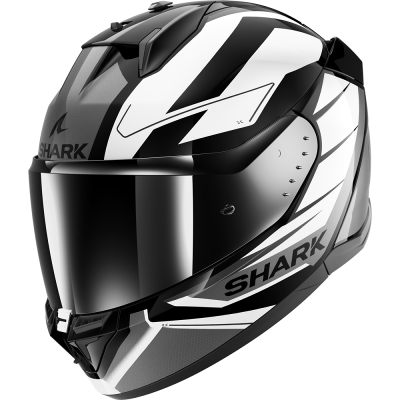 Шлем Shark D-SKWAL 3 SIZLER Black/White/Anthracite фото в интернет-магазине FrontFlip.Ru