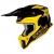 Шлем кроссовый JUST1 J18 RockStar, желтый/черный/белый фото в интернет-магазине FrontFlip.Ru