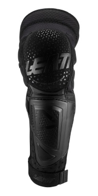 Наколенники Leatt 3DF Hybrid EXT Knee & Shin Guard Black фото в интернет-магазине FrontFlip.Ru