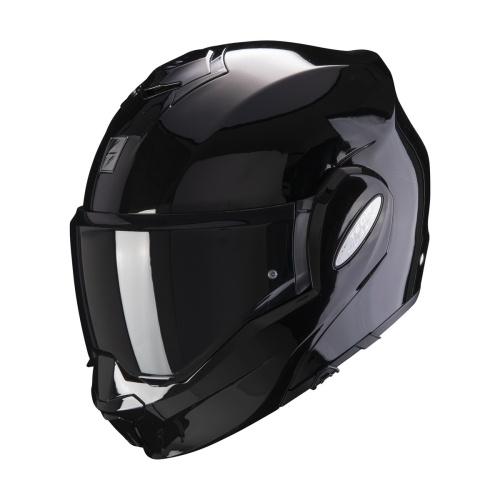 [SCORPION EXO] Мотошлем EXO-TECH EVO SOLID, цвет Черный фото в интернет-магазине FrontFlip.Ru