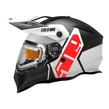 Снегоходный шлем 509 Delta R3L с подогревом Racing Red