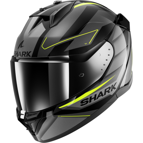 Шлем Shark D-SKWAL 3 SIZLER Black/Anthracite/Yellow фото в интернет-магазине FrontFlip.Ru