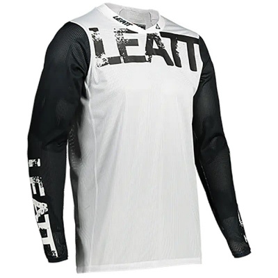 Мотоджерси Leatt Moto 4.5 X-Flow Jersey White фото в интернет-магазине FrontFlip.Ru