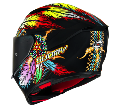 [SUOMY] Мотошлем TRACK-1 CHIEFTAIN, цвет Черный Матовый фото в интернет-магазине FrontFlip.Ru