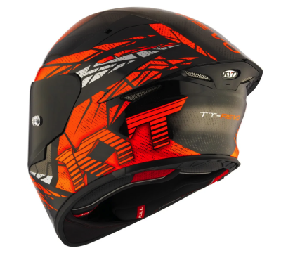 [KYT] Мотошлем TT-REVO COMBUSTION ORANGE, цвет Оранжевый фото в интернет-магазине FrontFlip.Ru