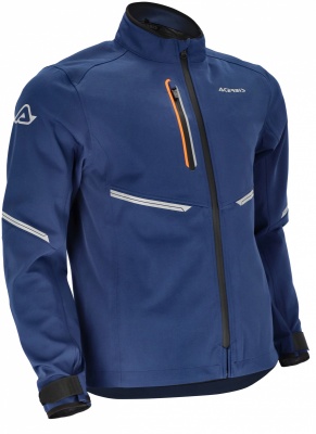 Куртка Acerbis X-DURO W-PROOF Blue/Orange фото в интернет-магазине FrontFlip.Ru