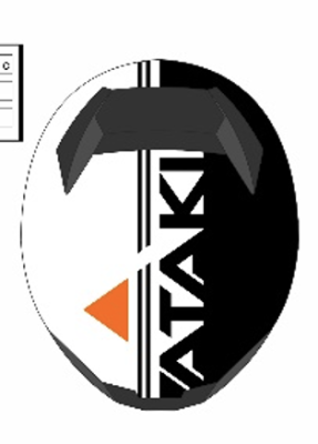 Шлем открытый со стеклом ATAKI JK526 Fusion , оранжевый/белый/черный матовый фото в интернет-магазине FrontFlip.Ru
