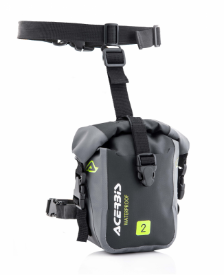 Сумка на бедро Acerbis NO WATER Black/Grey 2L фото в интернет-магазине FrontFlip.Ru