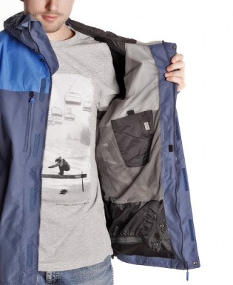 Куртка DAKINE 10К MENS ELEVATION JACKET BLUE DENIM / COBALT фото в интернет-магазине FrontFlip.Ru