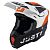 Шлем кроссовый JUST1 J22 Carbon Adrenaline , оранжевый/белый матовый