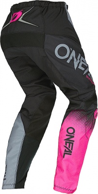 Штаны кросс-эндуро O'NEAL Element Racewear V.22, женский черный/серый фото в интернет-магазине FrontFlip.Ru