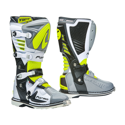 FORMA Ботинки PREDATOR 2.0 GREY/WHIT/YELLOEFLUO фото в интернет-магазине FrontFlip.Ru