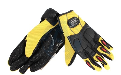 Перчатки Pro-Biker MCS-22 Yellow фото в интернет-магазине FrontFlip.Ru