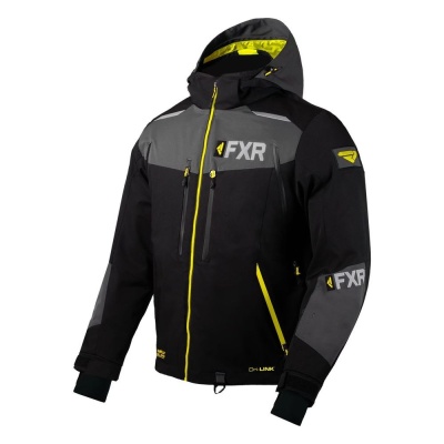 Куртка FXR Renagade X4 с утепленной вставкой Black/Char/Hi Vis фото в интернет-магазине FrontFlip.Ru