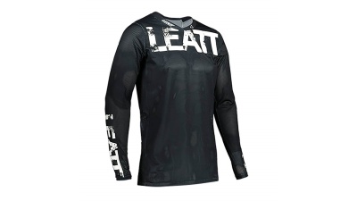 Мотоджерси Leatt Moto 4.5 X-Flow Jersey Black фото в интернет-магазине FrontFlip.Ru