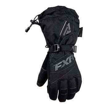 Перчатки FXR Fusion с утеплителем Black/Charcoal