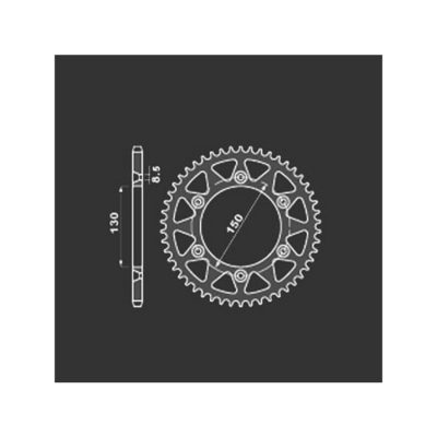 PBR Звезда задняя    270-47   (алюм) фото в интернет-магазине FrontFlip.Ru