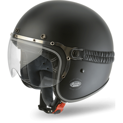 AIROH шлем открытый GARAGE COLOR BLACK MATT фото в интернет-магазине FrontFlip.Ru