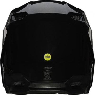 Мотошлем Fox V1 Plaic Helmet Black фото в интернет-магазине FrontFlip.Ru