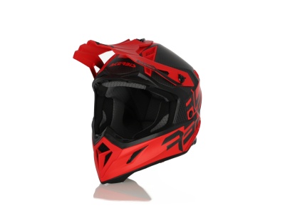 Шлем Acerbis STEEL CARBON Red 2 фото в интернет-магазине FrontFlip.Ru