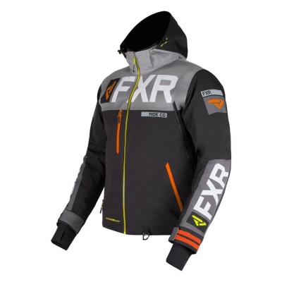 Куртка FXR Helium Pro X с утеплителем Black/Grey/Orange/Hi Vis фото в интернет-магазине FrontFlip.Ru