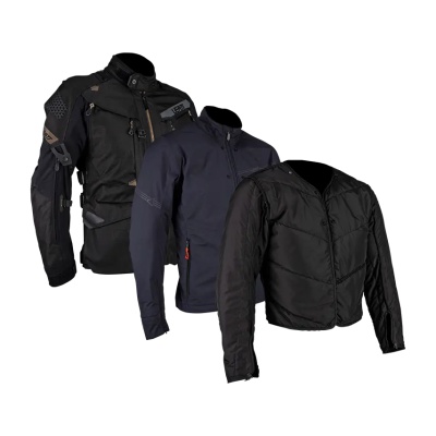 Мотокуртка Leatt ADV MultiTour 7.5 Jacket Stealth фото в интернет-магазине FrontFlip.Ru