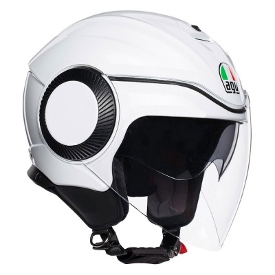 Шлем AGV ORBYT MONO Pearl White фото в интернет-магазине FrontFlip.Ru
