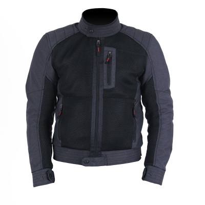 Куртка мужская INFLAME K10132 текстиль+сетка, цвет синий темный фото в интернет-магазине FrontFlip.Ru