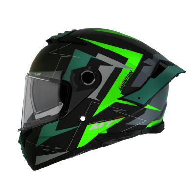 Шлем MT THUNDER 4 SV MOUNTAIN B6 Matt Fluo Green фото в интернет-магазине FrontFlip.Ru