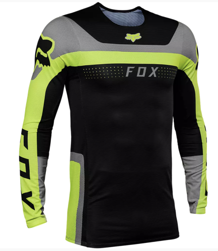 Мотоджерси Fox Flexair Efekt Jersey Flow Yellow фото в интернет-магазине FrontFlip.Ru