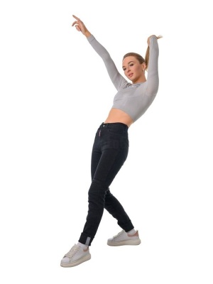 STARKS Мотоджинсы ZENA LITE, жен., Slim fit, черные фото в интернет-магазине FrontFlip.Ru