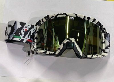 Очки снегоходные с двойной линзой AiM (PRO) 186-101 Camouflage Glossy фото в интернет-магазине FrontFlip.Ru
