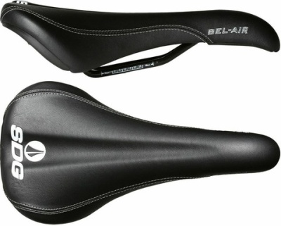 Седло SDG Bel-Air RL Steel Black/White/Black (00070DS) фото в интернет-магазине FrontFlip.Ru