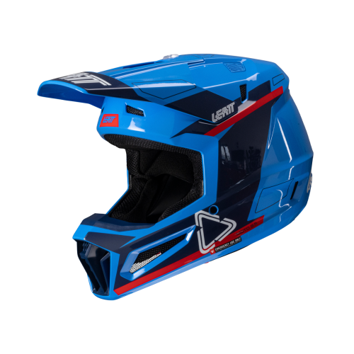 Мотошлем Leatt Moto 3.5 Helmet Kit Royal 2025 фото в интернет-магазине FrontFlip.Ru
