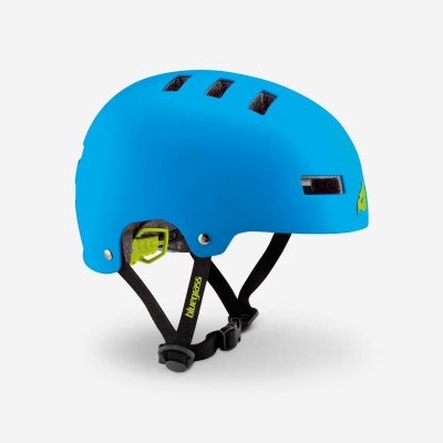 Велошлем BLUEGRASS superbold matt gray/cyan фото в интернет-магазине FrontFlip.Ru