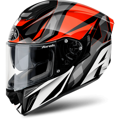 AIROH шлем интеграл ST501 THUNDER RED GLOSS фото в интернет-магазине FrontFlip.Ru