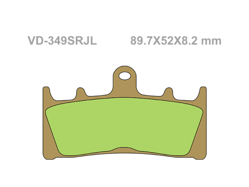 VESRAH Тормозные колодки  VD-349SRJL  (248) фото в интернет-магазине FrontFlip.Ru