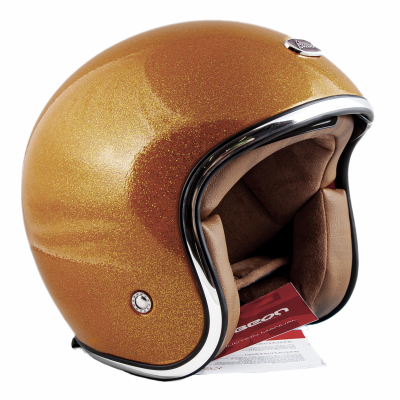 Шлем Beon B-108 GLITTER GOLD фото в интернет-магазине FrontFlip.Ru