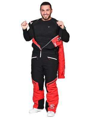 SNOW HEADQUARTER Снегоходный комбинезон мужской A-89007 Красный фото в интернет-магазине FrontFlip.Ru