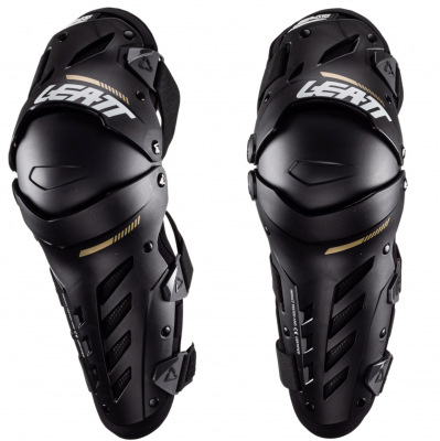 Наколенники Leatt Dual Axis Knee & Shin Guard Black фото в интернет-магазине FrontFlip.Ru