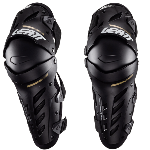 Наколенники Leatt Dual Axis Knee & Shin Guard Black фото в интернет-магазине FrontFlip.Ru