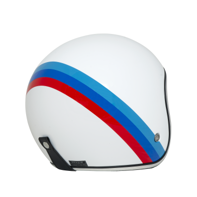 Шлем Beon B-108 WHITE/RED/BLUE фото в интернет-магазине FrontFlip.Ru
