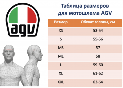 Шлем AGV K-1 TOP Speed 46 фото в интернет-магазине FrontFlip.Ru