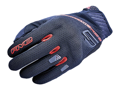FIVE Перчатки RS3 EVO AIRFLOW черно/красные фото в интернет-магазине FrontFlip.Ru