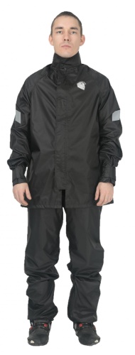Штаны дождевик Hyperlook Adventurer черные фото в интернет-магазине FrontFlip.Ru