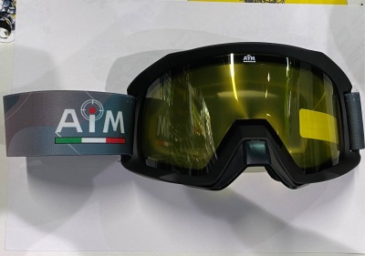 Очки снегоходные с двойной линзой AiM (PRO) 186-103 White Glossy фото в интернет-магазине FrontFlip.Ru