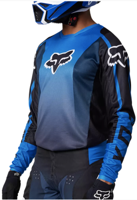 Мотоджерси Fox 180 Leed Jersey Blue фото в интернет-магазине FrontFlip.Ru